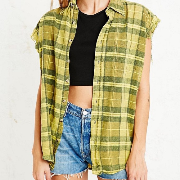 LF Tops - LF Furst of a Kind Cutoff Flannel